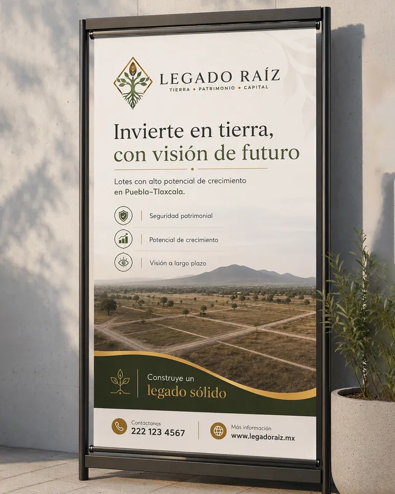Cartel para Legado Raíz